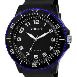 YOUNG MISSION Kids Straps Analogue Watch YOUNG MISSION ANALOUGE WATCH YM 601 BL-66
