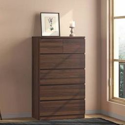 urban ladder Bocado Tall Engineered Wood Chest of 6 Drawers in Columbian Walnut Finish-picture-24
