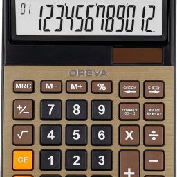 OR 2012 C [BLACK GOLDEN] LARGE DISPLAY CALCULATOR WITH CHECK & CORRECT FinancialCalculator-image-3