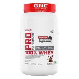 GNC Pro Performance 100% Whey Protein,  2 lb  Cafe Mocha -87