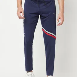 HiFlyers Men Mid-Rise Brand Logo Printed Slim-Fit Rapid Dry Track Pants-image-8