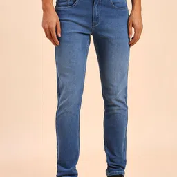 HJ HASASI Men High-Rise Light Fade Acid Wash Stretchable Jeans-picture-26