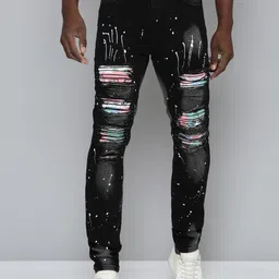 WAIMEA Men Hollywood Skinny Fit Highly Distressed Stretchable Jeans-picture-33