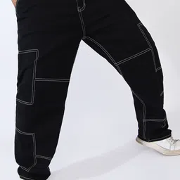 Instafab Plus Men Plus Size Comfort Relaxed Fit Stretchable Jeans-36
