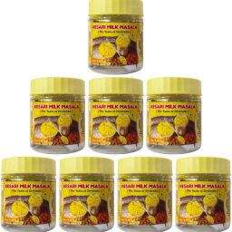 Real Kesari Milk Masala with Badam Pieces 160g (Pack of 8*20g)-image-84