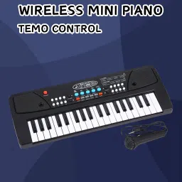 (Piano Keyboard) Toy with 37 Key, Recording and Mic, Adapter for DC Power F385 (Piano Keyboard) Toy with 37 Key, Recording and Mic, Adapter for DC Power F385 Analog Portable Keyboard-picture-6