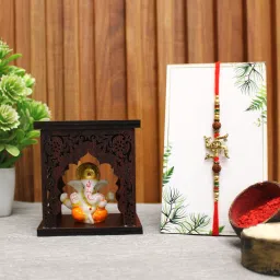 Designer TempleGanesh02 Assorted Showpiece, Rakhi Set-26