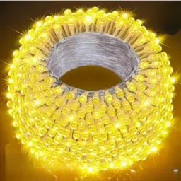 40 LEDs 15 m Yellow Steady, Flickering String Rice Lights-22
