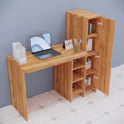 speciality panels Multipurpose Hutch Desk with storage & Termites resistance Engineered Wood Multipurpose Table image 2