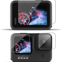 Popio Front and Back Tempered Glass for GoPro Hero 9, GoPro Hero 10, GoPro Hero 11, GoPro Hero 12-picture-10