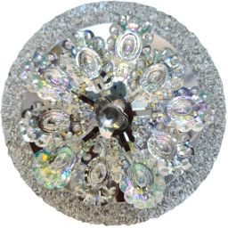 Led Crystal Chandelier Light with Moving Multi Colour | 3 in 1 Color (200MM) Chandelier Ceiling Lamp-image-56