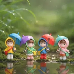 Cute Miniature Girl & Boy Figurines with Umbrella – Garden, Table and Home Décor Decorative Showpiece - 6 cm-image-13