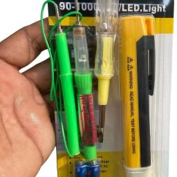 3 PCS Electric Tester 1pc Voltage Alert 1pc Continuity Tester and 1pc 2IN1 Tester (Pack of 3pcs) Digital Voltage Tester-17
