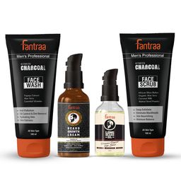Fantraa Men Face, Beard & Moustache Care Kit-4 Pieces-image-37