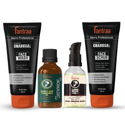 Fantraa Men Face, Beard & Moustache Care Kit-4 Pieces-36