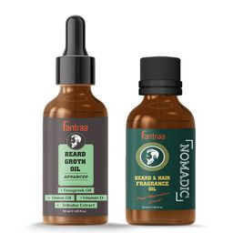Fantraa Men Set Of 2 Beard & Hair Growth Oil 60 ml-1