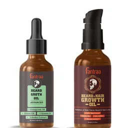 Fantraa Men Set of 2 Beard Growth Oil Kit-99