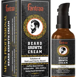 Fantraa Men Set Of 4 Beard Growth Cream With Beard Oil & Charcoal Face Wash & Scrub image 4