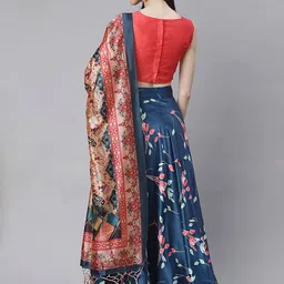 Kaizen TEXO FAB Semi-Stitched Lehenga & Unstitched Blouse With Dupatta image 3