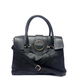 CHRONICLE Structured Buckle Detail Handheld Bag-54