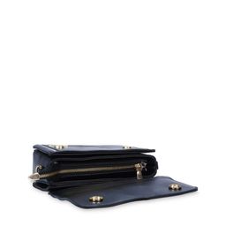 Luvoksi Black PU Structured Satchel With Detachable Strap image 3