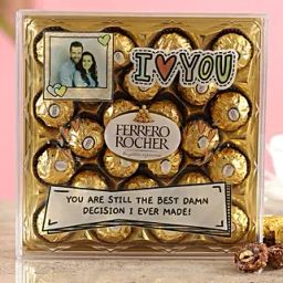 Personalised Love You Ferrero Rocher Box-21