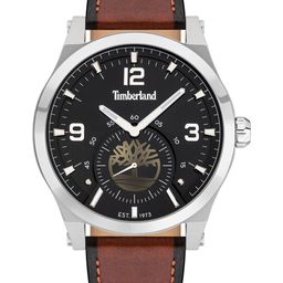 Timberland Men Blue Dial & Brown Leather Strap Analogue Watch TDWJF2002002-24