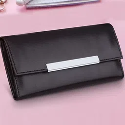 The Wallet Store Foldover Leather Clutch-40