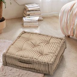 S9home by Seasons Tan Striped Square Floor Cushion-picture-48