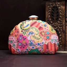 ARTKLIM Embroidered Box Clutch-image-8