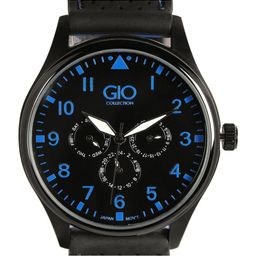 GIO COLLECTION Men Black Dial & Black Straps Analogue Watch G0068-03X-image-4