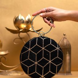 ARTKLIM Embroidered Box Clutch-image-35
