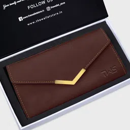 The Wallet Store Foldover Leather Clutch-48