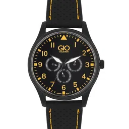 GIO COLLECTION Men Black Printed Dial & Black Straps Analogue Watch G0068-02X-image-19