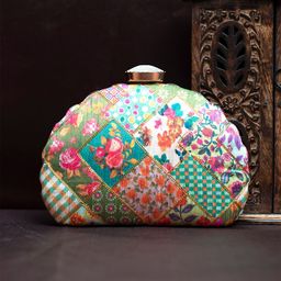 ARTKLIM Embroidered Box Clutch-image-9