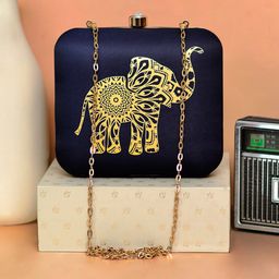 ARTKLIM Women Graphic Printed Box Clutch-57