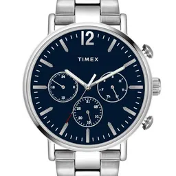 Timex Men Brass Dial & Stainless Steel Bracelet Style Straps Analogue Watch TWEG20011-52