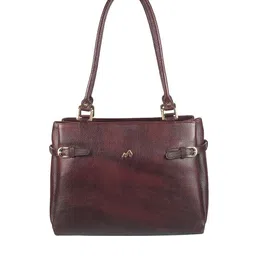 Metro Women Brown Leather Shopper Shoulder Bag-17