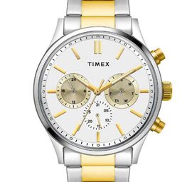 Timex Men Dial & Stainless Steel Bracelet Style Straps Analogue Watch TWEG19606-31