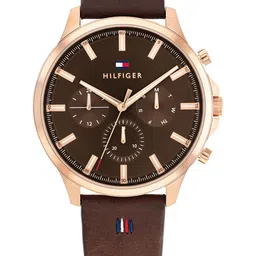 Tommy Hilfiger Men Leather Straps Analogue Watch TH1710497-13