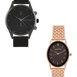 JOKER & WITCH Unisex Analogue Couple Watch-image-62
