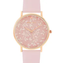 JOKER & WITCH Women Pink Embellished Dial & Pink Straps Analogue Watch AMWW594-picture-55