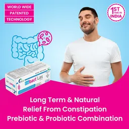 Dr. Morepen Set of 3 Intebact Lax Probiotic Supplement for Gut Health - 4 Sachets Each image 4