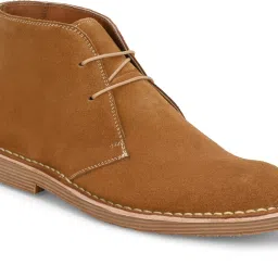 Elegant Suede Classic Desert Chukka Ankle Boots For Men-image-19