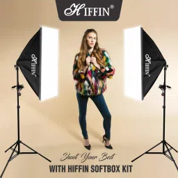 Hiffin Softbox Led 5 Point Lighting Kit Mark 1, 5 Holder kit Set of 1 Tripod Kit image 4