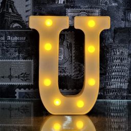 Alphabet Shaped Led Light -U Night Lamp-image-14