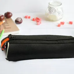 Pencil Pouch, Pencil Case, Pencil Pouch Bag Smooth and Durable Zipper-: This pencil pouch is made with a high quality zipper Art Polyester Pencil Boxes-12