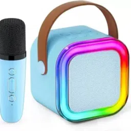 SIACART K12 Speaker Machine Bluetooth-Compatible Wireless Karaoke Mic Speaker 5 W Bluetooth Speaker image 2