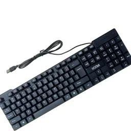 iVoomi Quest + Wired USB Standard Desktop Keyboard Compatible with Desktop, Laptop, Mac stand support,IVOOMI QUEST image 5