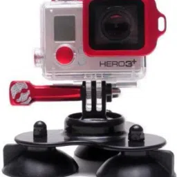 Action Pro Low Angle Surfboard Suction Cup for GoPro Hero6 5 4 Xiaomi Yi SJCAM SJ4000 Smooth Surfaces Tripod Mount Go pro Surfing Accessory Strap image 5